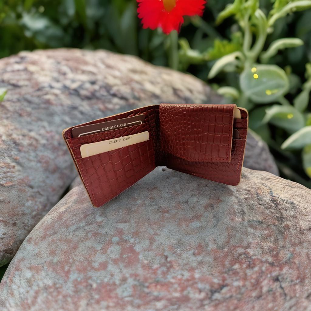 T-Rock Premium Leather Wallet || W00011