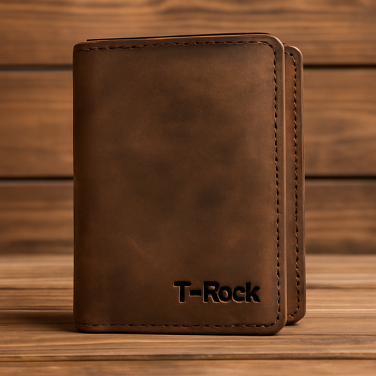 T-Rock Premium Leather Wallet || W00005